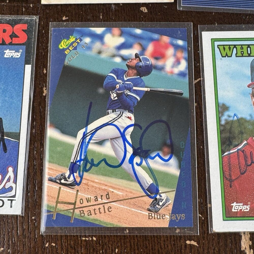 Baseball Autographs IP 9 Card Lot Gerald Williams Tavo Alvarez Ray Searage - Picture 9 of 10